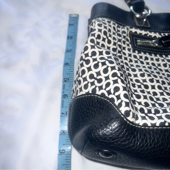 Coach Y2k OP Art Signature Penelope Leather Shoulder Handbag Pocketbook - Picture 15 of 16